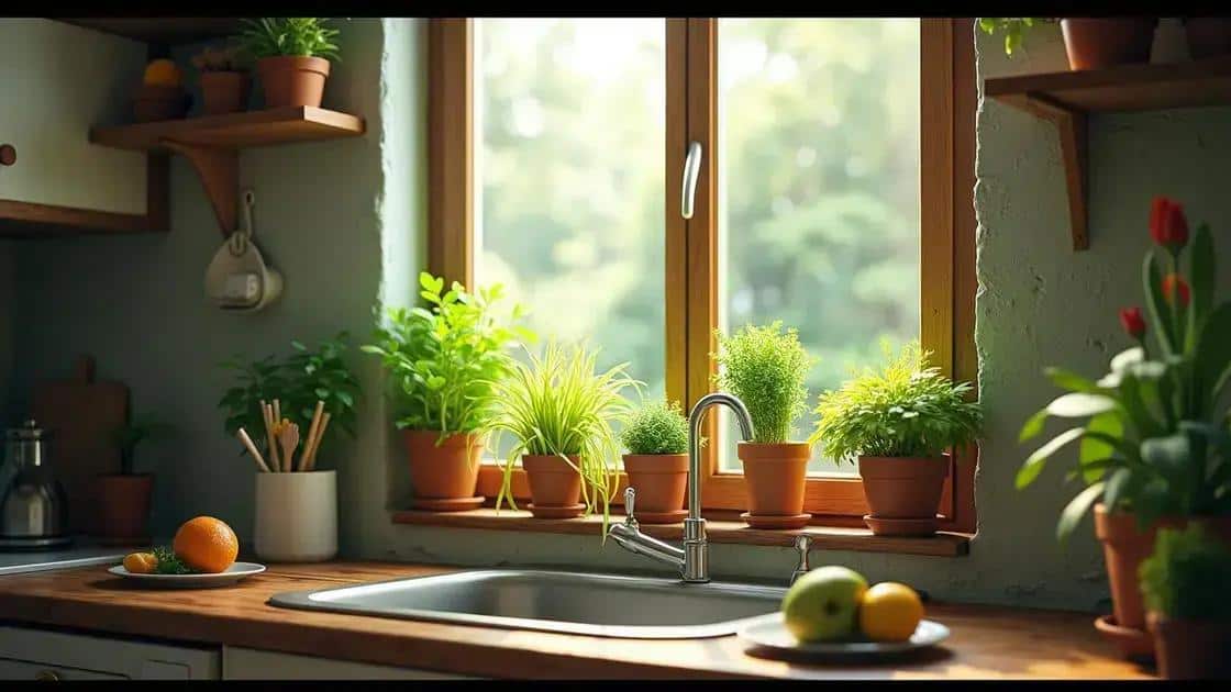 Integrando ervas aromáticas na decoração da cozinha