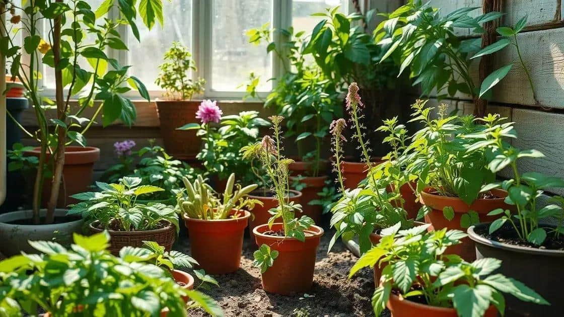 Monte sua farmácia natural em casa