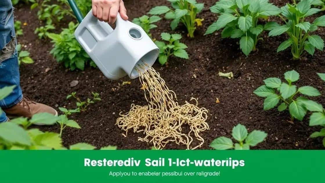 Como aplicar nematoides no seu jardim e horta
