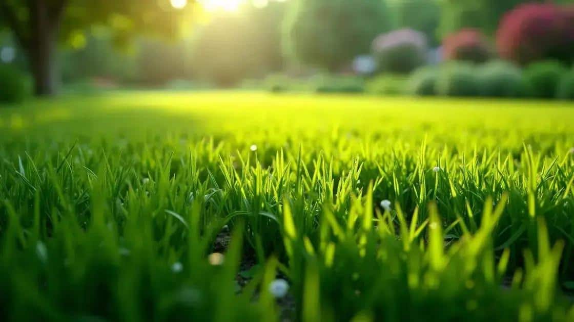 Como identificar o estado do seu gramado