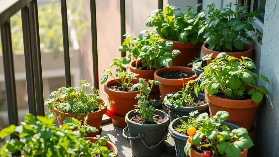 Como cultivar alimentos em pequenos espaços externos