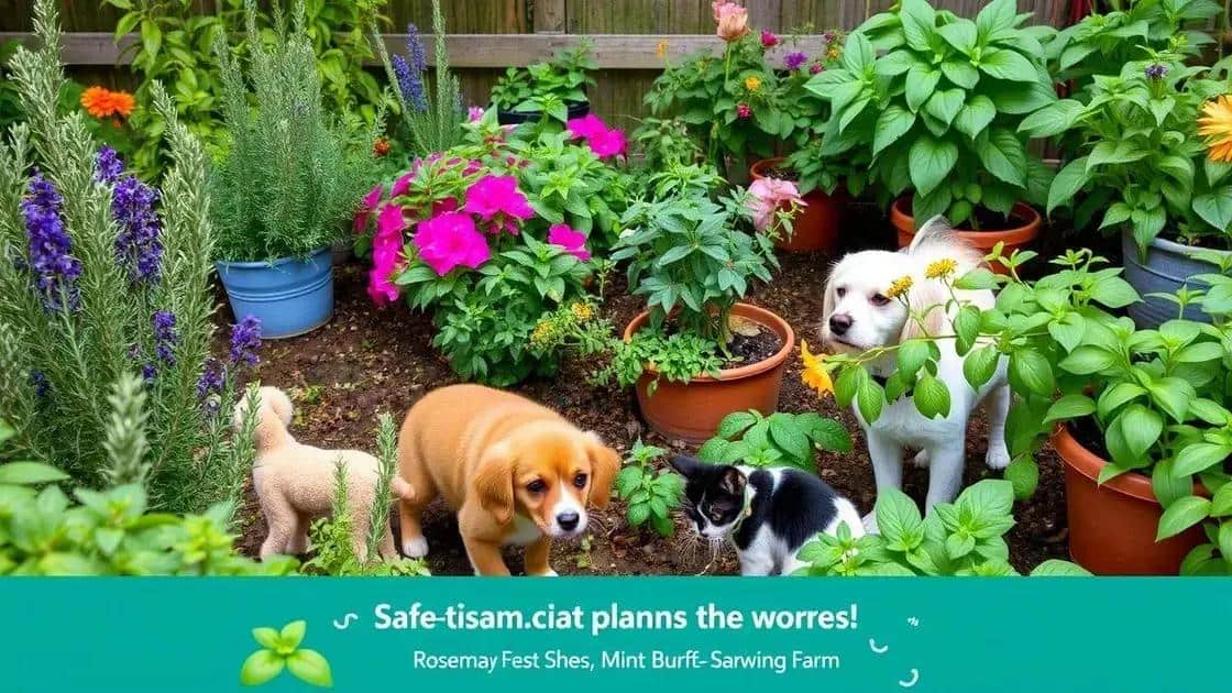 Ervas que perfumam o jardim e são seguras para animais