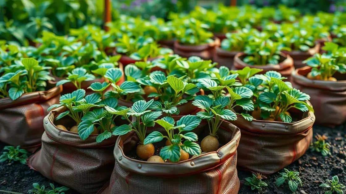 O Método da Sacola que Multiplica 10x sua Colheita de Batatas sem Escavação