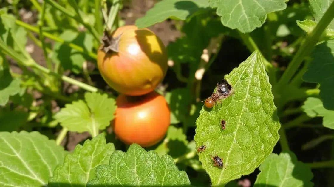 Identificando pragas na sua horta