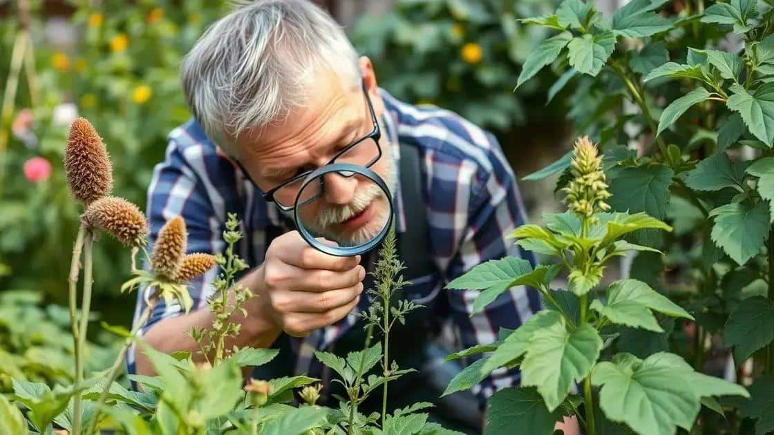 Dicas para inspeção frequente das plantas