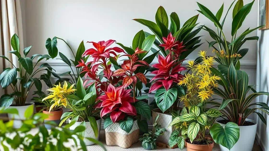 Espécies que adicionam cor e vida aos ambientes