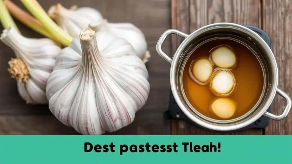 O que é o chá de alho e como ele age como pesticida?