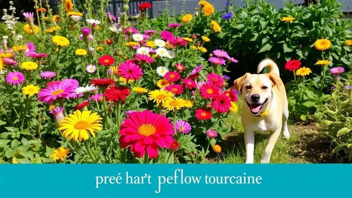Flores que embelezam seu jardim sem riscos para seus animais