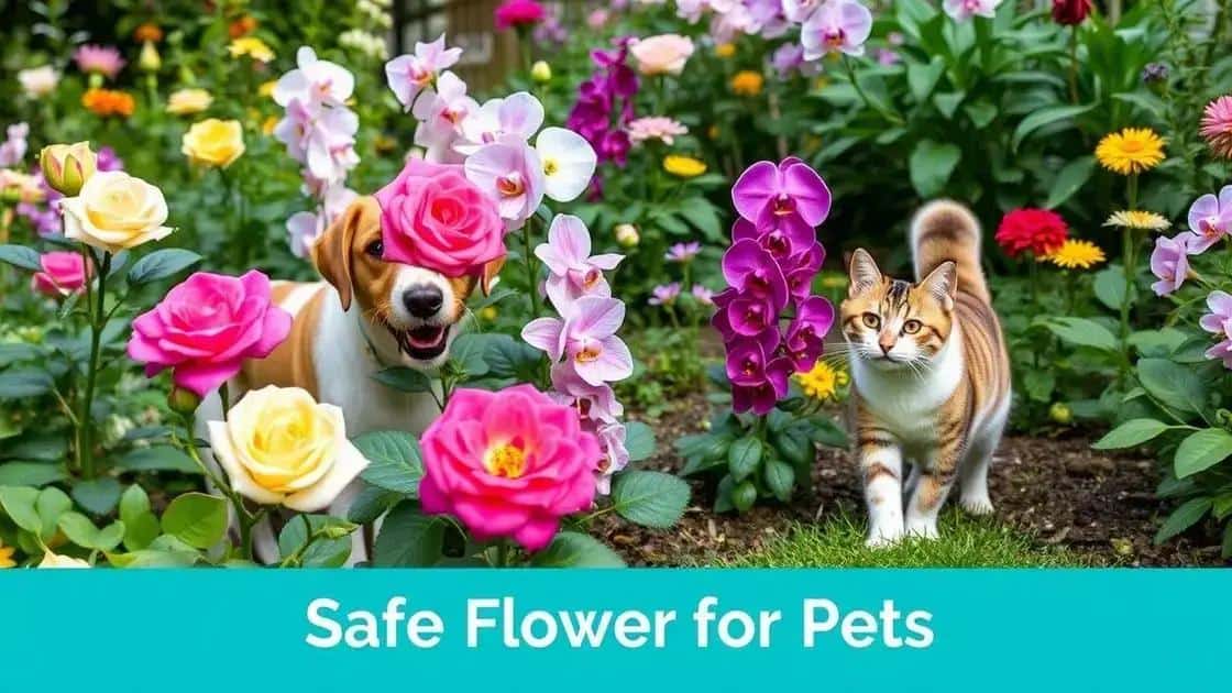 As melhores flores para cães e gatos