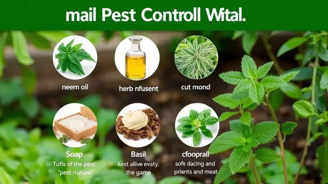 Outras soluções naturais para controle de pragas
