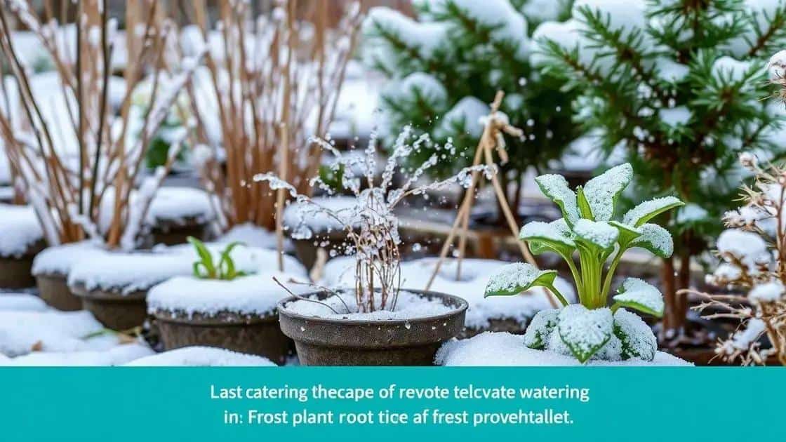 Cuidados específicos para a irrigação no inverno