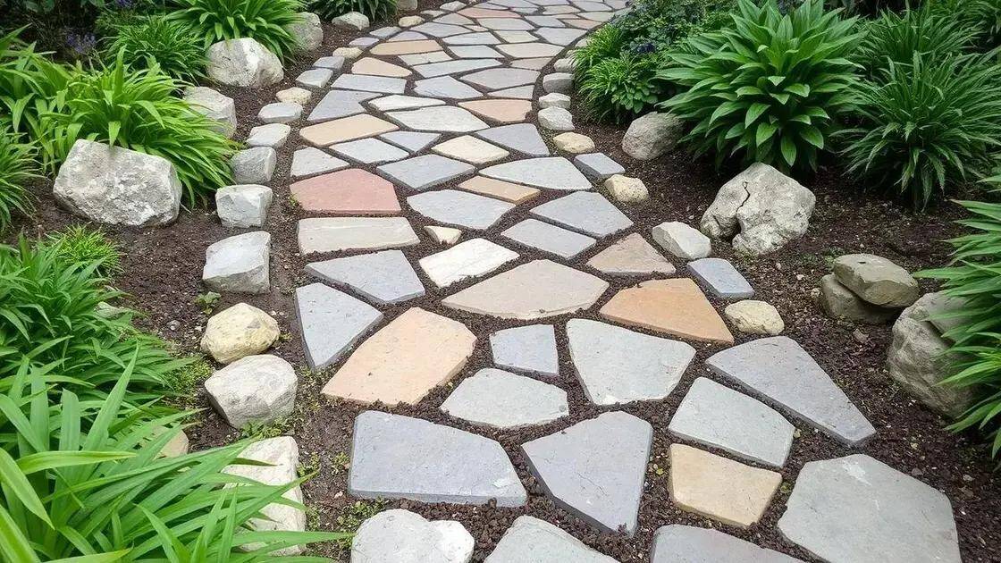 como criar caminhos com pedras