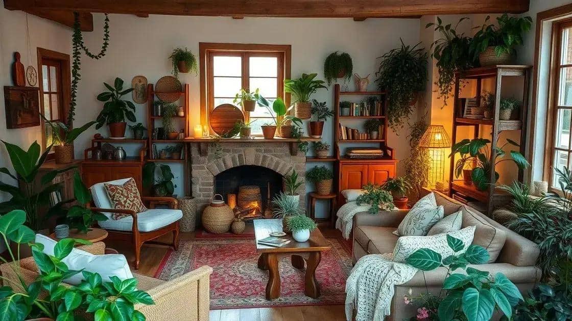 Dicas para criar uma decoração rústica usando plantas
