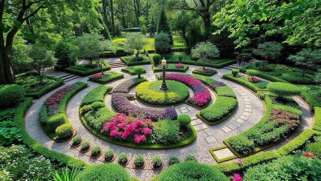 Design em Círculos Concêntricos: O Segredo dos Paisagistas para Jardins Harmônicos