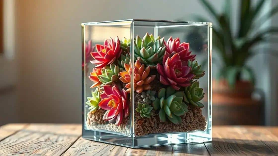 Cubos Cristalinos: Terrários Geométricos que se Transformam em Peças de Arte Moderna