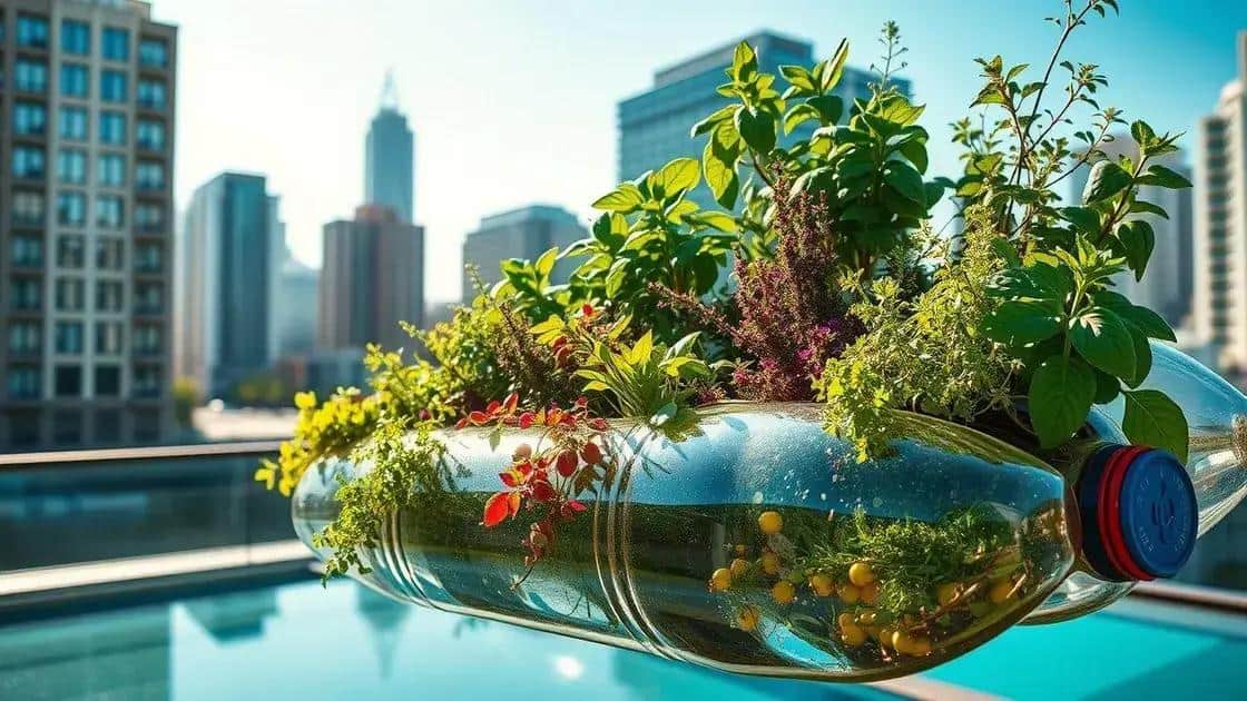 Horta Flutuante: Como Cultivar Vegetais em Garrafas sem Terra e com Mínimo Espaço
