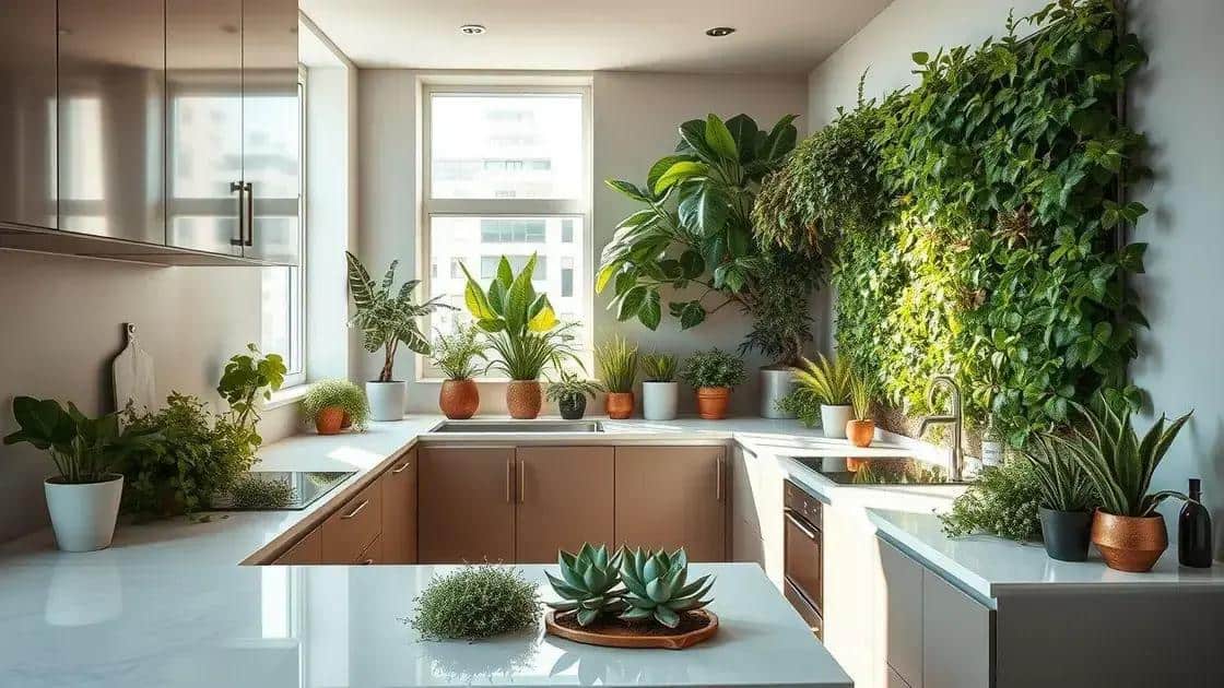 Como escolher as melhores plantas para cozinhas modernas