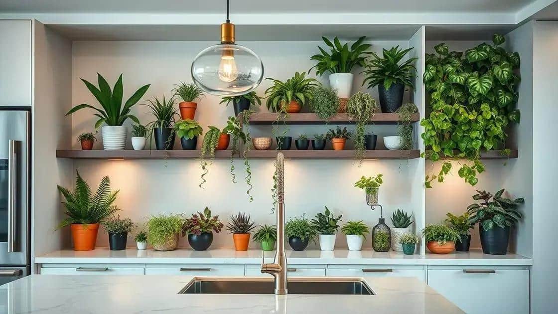 Como harmonizar plantas com a estética da cozinha