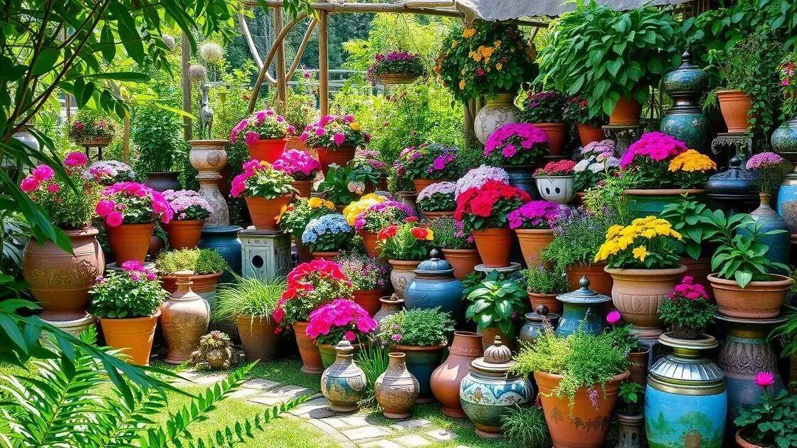 Organização e beleza com vasos decorativos
