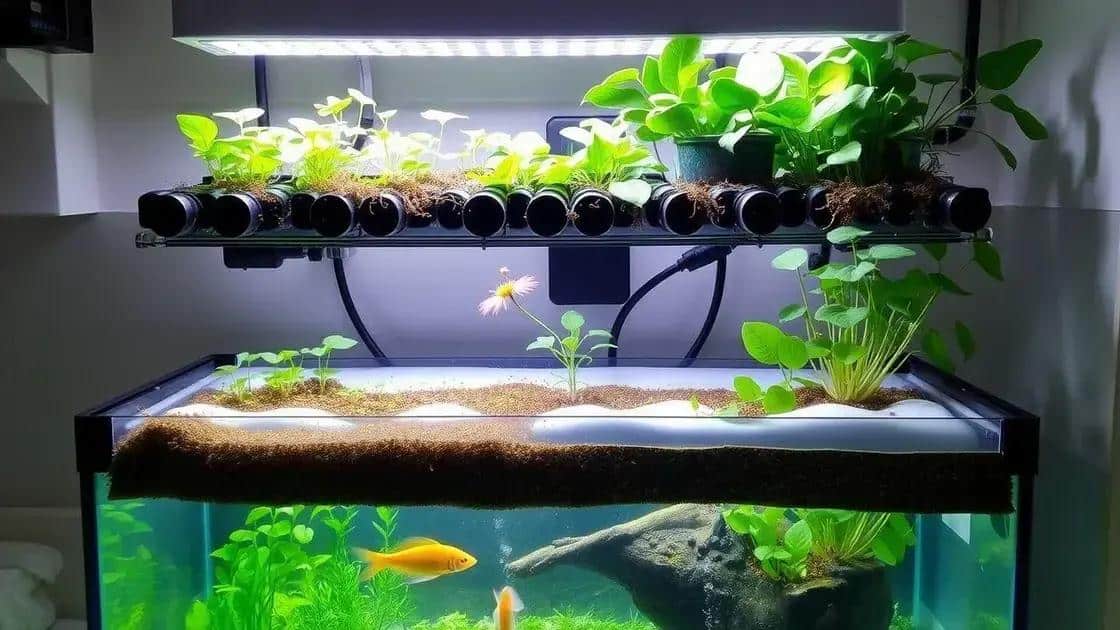 Aquaponia Compacta: Crie um Sistema que Produz Peixes e Vegetais em Apenas 1m³
