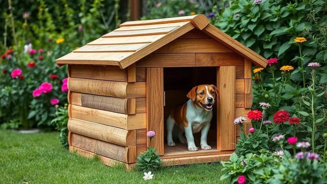 O que é uma casinha de cachorro sustentável?