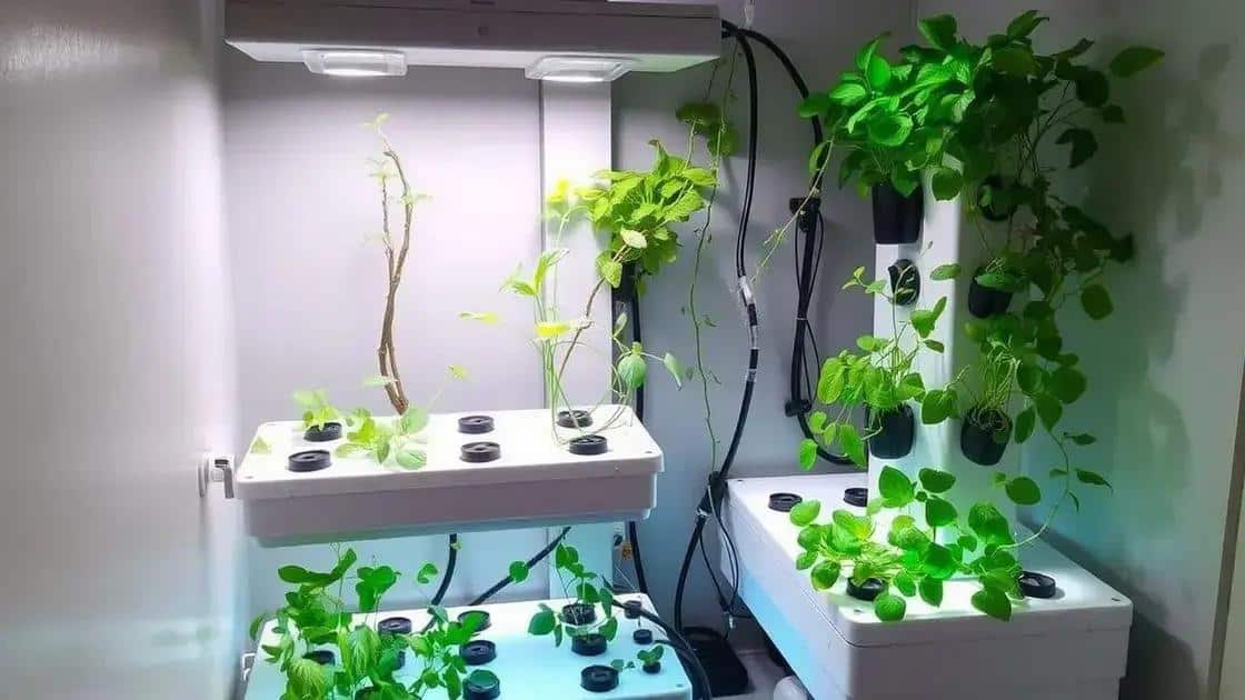 Hidroponia Ultra Compacta: O Sistema que Cabe em uma Prateleira e Produz Salada para 4 Pessoas