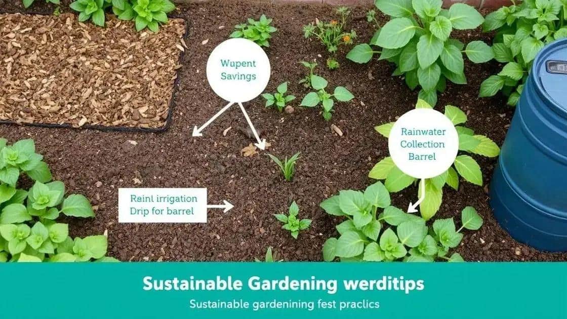 técnicas para economizar água no jardim