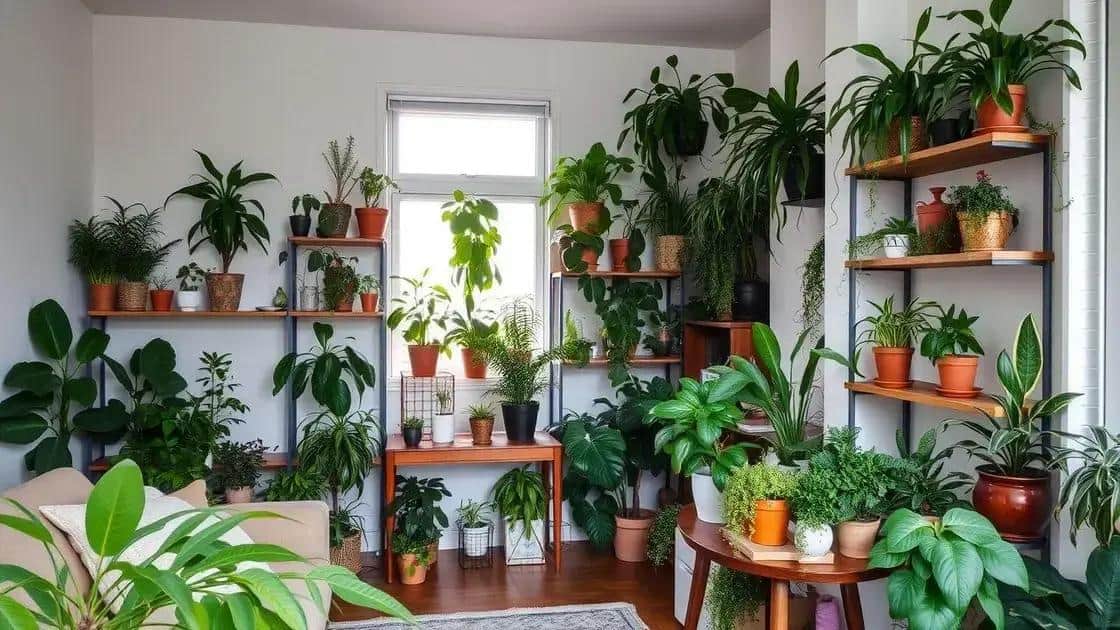 O que cultivar em espaços internos