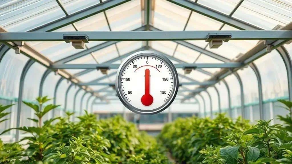 como manter a temperatura adequada na estufa