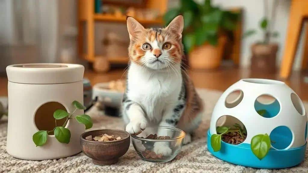 Dicas para integrar enriquecimento na rotina do seu gato