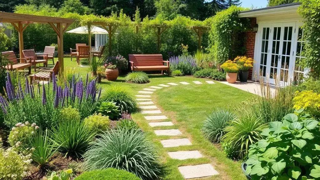Projeto Zero Esforço: O Design de Jardim que Reduz sua Manutenção em 80%