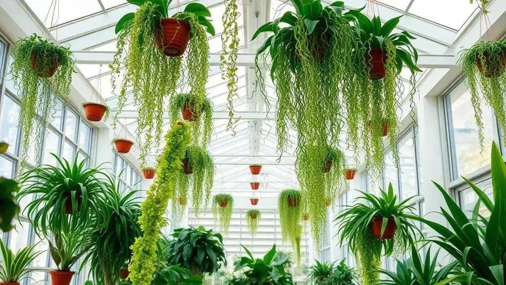 Cascata Verde: Como Posicionar Plantas Pendentes para um Efeito Dramático e Volumoso