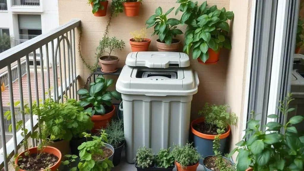 Composteira de Apartamento sem Cheiro: Monte em 1 Hora e Produza Adubo em 3 Semanas