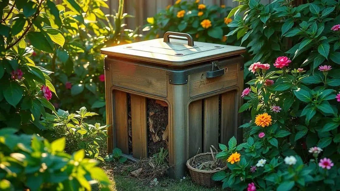 Cuidados essenciais na manutenção da composteira