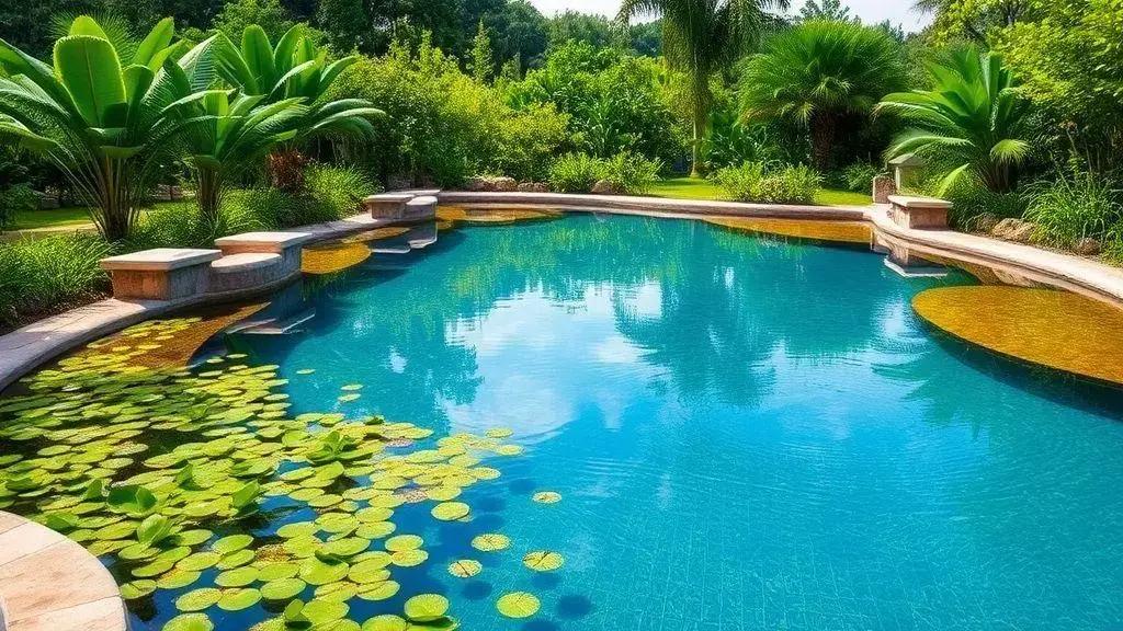 O que é uma piscina natural com filtragem?