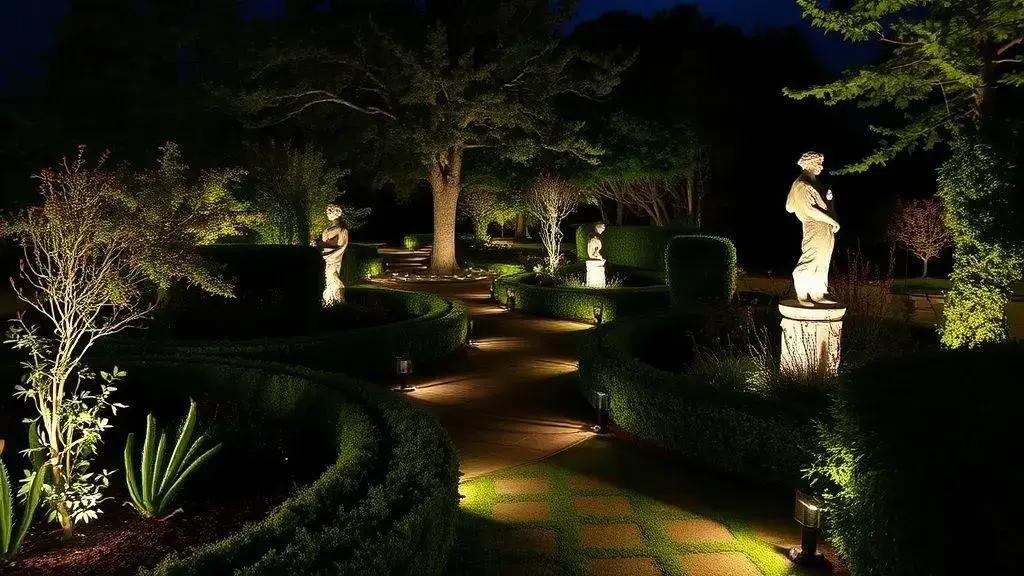 Iluminação e pontos focais no paisagismo Iluminação e pontos focais no paisagismo