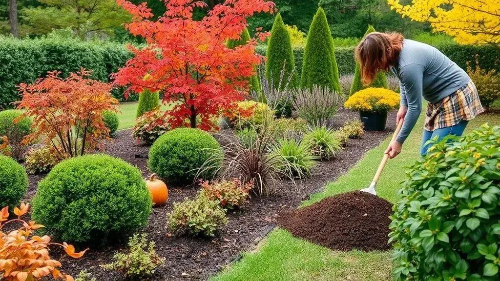 Cuidados com o jardim no outono Cuidados com o jardim no outono