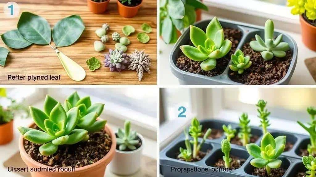 como propagar suas suculentas facilmente