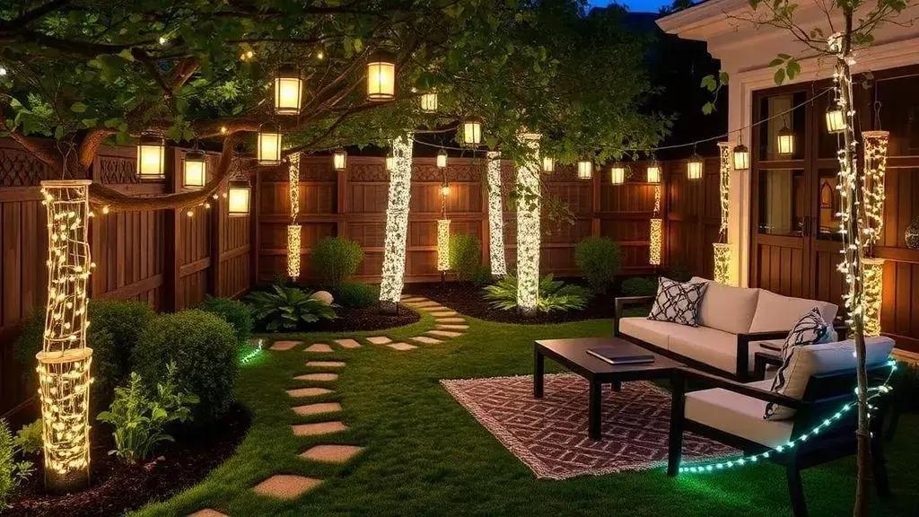 ideias criativas para decoração com luz solar